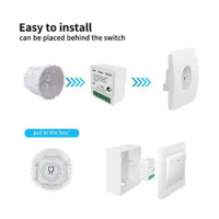 Homekit/Cozylife WIFI Smart Switch Mini 16A Dual Way Control Switch Module Breaker Alexa Home Voice On-off Device