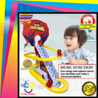 Mainan Anak Track Naik Tangga Seluncuran Spiderman Avengers Orbital Funny Viral Mainan Bayi Balita