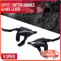 TaffSPORT Mezzo Shifter Handle Brake Rem Sepeda 2 PCS  9 Speed