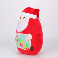 Christmas Plush Doll Adorable Christmas Plushies Santa Claus Snowman Cartoon Home Decor Gift Ideas for Holidays Cat Plush Toy