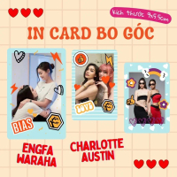In hình theo yêu cầu 100 Card bo góc Engfa waraha kích thước 9 x 5.5cm. Tặng Sleeve bảo vệ Card.
