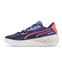 Puma 籃球鞋 All Pro Nitro 男鞋 紫 紅 氮氣中底 緩衝 編織 運動鞋 31125801
