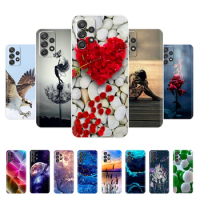 For Samsung Galaxy A52 5G A52S Case Soft Silicone Marble Lion Painted Case For Samsung A52 A 52 s 52s 5G Back Cover TPU Fundas