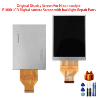 Original Display Screen For Nikon coolpix P1000 LCD Digital camera Screen with backlight Repair Parts