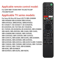 RMF-TX500U Replacement Remote Control Voice TV Remote Replacement Infrared for Sony 4K Ultra HD Smart LED TV XBR KD Series TV