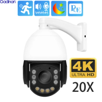 Gadinan 4K IP Camera 20X 4.7-94mm PTZ Optical Zoom IR&amp;Color POE SONY IMX415 Sensor CCTV Video Security Human Auto Tracking H.265
