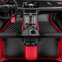 Custom Car Floor Mat for Volkswagen Vw Phaeton 2007-2016 Jetta 2013-2019 2020-2023 Interior Accessories Artificial Leather