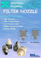 Filter Nozzle Jamur Johnson Screen Nylon Cap Diameter 3/4'' Material Low Carbon | SS304 | SS316 | SS