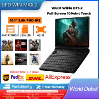 GPD WIN MAX 2 Handheld Gaming Laptop AMD Ryzen 7 6800U Processor DDR5 16/32GB