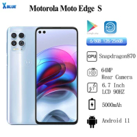 Motorola Moto Edge S 5G Global Firmware 6.7" Snapdragon 870 5000mAh Big Battery 64MP+16MP NFC Fingerprint
