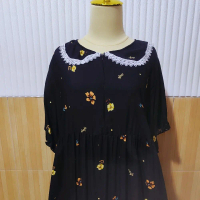 Daster kerah kupu renda/Daster Busui/Daster Cantik