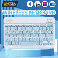 Papan Kekunci dan Tetikus Tanpa Wayar Bluetooth untuk Tablet IOS Android Windows untuk IPad Air Mini