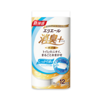 日本大王  elleair除臭+天然淨味捲筒衛生紙潔淨12捲入/包(舒香型)