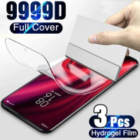 3PCS Protective film For Huawei Y5 Y6 Y7 Y9 Prime 2018 Hydrogel Film For Huawei Y5 Lite Y 5 6 7 9 Pro 2019 Screen Protector Film