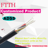 FASO ADSS Fiber Optic Communication Cable with PE Jacket Outdoor Single Mode 2-288 Core Aerial Stranded