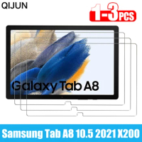 3Pcs Tempered Glass for Samsung Galaxy Tab A8 10.5 2021 SM-X200 X205 Tablet Screen Protector for Galaxy Tab A8 10.5 inch Glass