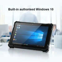 IP67 Industrial Rugged Windows 10 OS Tablet PC 8GB RAM 128GB ROM IntelWith HDMI 4G LTE WiFi RS232 RJ-45
