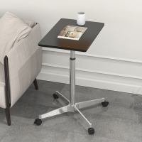 桌子帶輪沙發床邊桌臥室移動工作臺筆記本站立式升降辦公電腦桌
