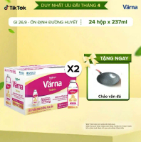[VARNA x BSC ] Combo 2 thùng 12 Sữa Bột Pha Sẵn Varna Diabetes - Hỗ Trợ Ổn Định Đường Huyết (24 hộp