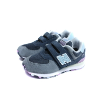 New Balance 運動鞋 跑鞋 魔鬼氈 灰藍色 童鞋 YV574UJA-W no013