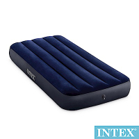 INTEX 經典單人(新款FIBER TECH)充氣床墊-寬76cm(64756)