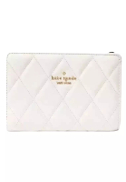 Kate Spade Kate Spade Carey Medium Compact Wallet In Parchment KG424