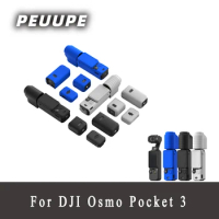 For DJI Osmo Pocket 3 Silicone Protective Cover DJI PTZ Action Camera Accessories