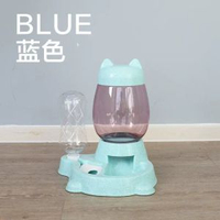 貓咪自動自動餵食器 不溼嘴自動飲水器狗狗益智按壓式自動餵食器