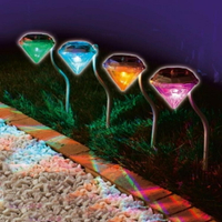 太陽能燈 戶外創意LED太陽能庭院燈 草坪燈花園景觀裝飾燈防水地插燈路燈 唯伊時尚