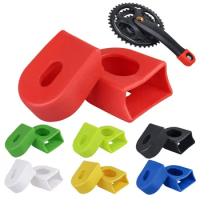Bicycle Protective Gear Protector Silicone Sleeve Pedal Crankset Protective Case Mountain Road Bike Cycling MTB Accessories