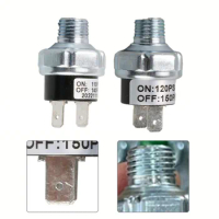 1/4-18 NPT Male-Thread Air Pressure Control Switch 110-140PSI 120-150PSI Air Compressor Valve Switch Pressure Regulation