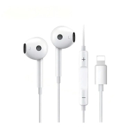 รสชาติ หูฟัง Earphone Typec ฟซสายฟ้า ไมโครโฟนในตัว HiFi เสียงดี สำหรับ i7 7plus i8 8plus x xr xs se 