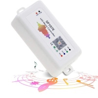 Tahan lama SP105E SP107E SP108E Led Pixel Strip Controller DC5-24V Membina-dalam MIC Led Light Contr