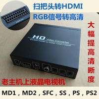 SCART轉HDMI 土星PS超任RGB轉高清 scart to hdmi 老游戲機的救星