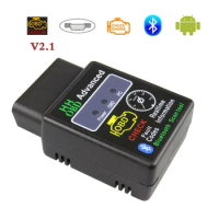 Bluetooth OBD2 V1.5 ELM327 Car Diagnostic Scanner For Android Adapter Elm 327 Bluetooth2.0 OBD 2 Code Readers Diagnostic-Tool