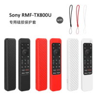 TX800U Remote Cover for Sony 4K Ultra HD TV X80K X90K X95K Series 2022 Model RMF-TX800U RMF-TX800U Voice Control Red Silicone