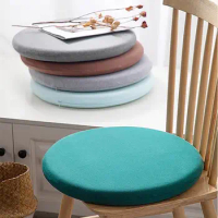 Memory Foam Seat Cushion Anti-Slip Soft Solid Round Floor Seat Futon Office Chair Pad Bar Seat Stool Cushions 30/35/40cm