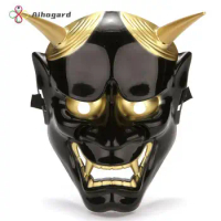 Japanese Ghost Mask Hannya Halloween Masquerade Cosplay Party Horror Ghost Hannya Mask Hanya Mask Wo