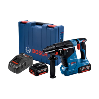 BOSCH博世 18V鋰電無刷免出力鎚鑽GBH 187-LI(雙電5.0AH)