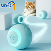 A Great Cat Interactive Ball Smart Cat Toys Electronic Interactive Cat Toy Indoor Automatic Rolling