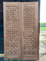 Pintu Anyam Asli Kayu Ukuran 220 cm x 90 cm - Pengrajin Jombang