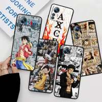 Anime Ones P-Piece Luffys A Black Soft Cover Phone Case For Xiaomi Mi 13 12T 12 11T 11i 11 A3 10T 10 CC9E Pro Lite Ultra 5G