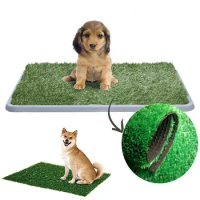 Pet Dog Cat Artificial Grass Toilet Mat Indoor Potty Trainer Grass Turf Pad Pet Supplies Artificial Grass Rug Turf for Dogs