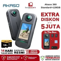 JUMPALITAN - AKASO 360 Creator Combo Triple Battery 5.7K Action Camera Akaso Action Cam Kamera 360 W