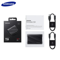 SAMSUNG T9 Portable SSD USB 3.2 Gen2X2 Type-C 1tb 2TB 4TB External SSD NVMe Type-A External Solid State Drive for Laptop Desktop
