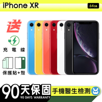 【Apple 蘋果】福利品 iPhone XR 64G 6.1吋 保固90天