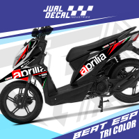 Striping Honda Beat Street APRILIA variasi 2017 2018 2019 Stiker Motor Variasi BeAt ESP/ISS/ECO Moto