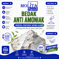 Bedak Anti Amoniak untuk litter box, kandang Ayam, Sapi, Kambing, tumpukan sampah, dan area lembap l