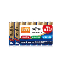 【FUJITSU 富士通】Premium S全新進化 長效超強電流鹼性電池-4號AAA 精裝版16顆裝(LR03PS-8S)