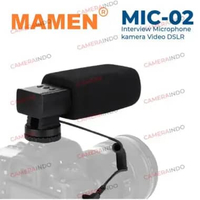 MAMEN MIC 02 INTERVIEW MICROPHONE KAMERA VIDEO DSLR